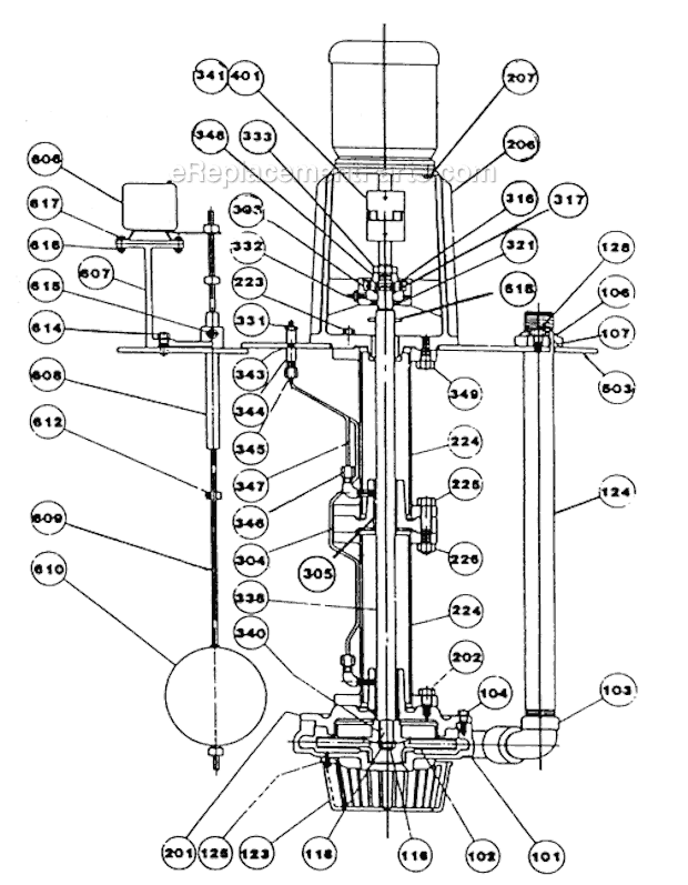 Armstrong 5240 New Style Sump Pump Page A Diagram