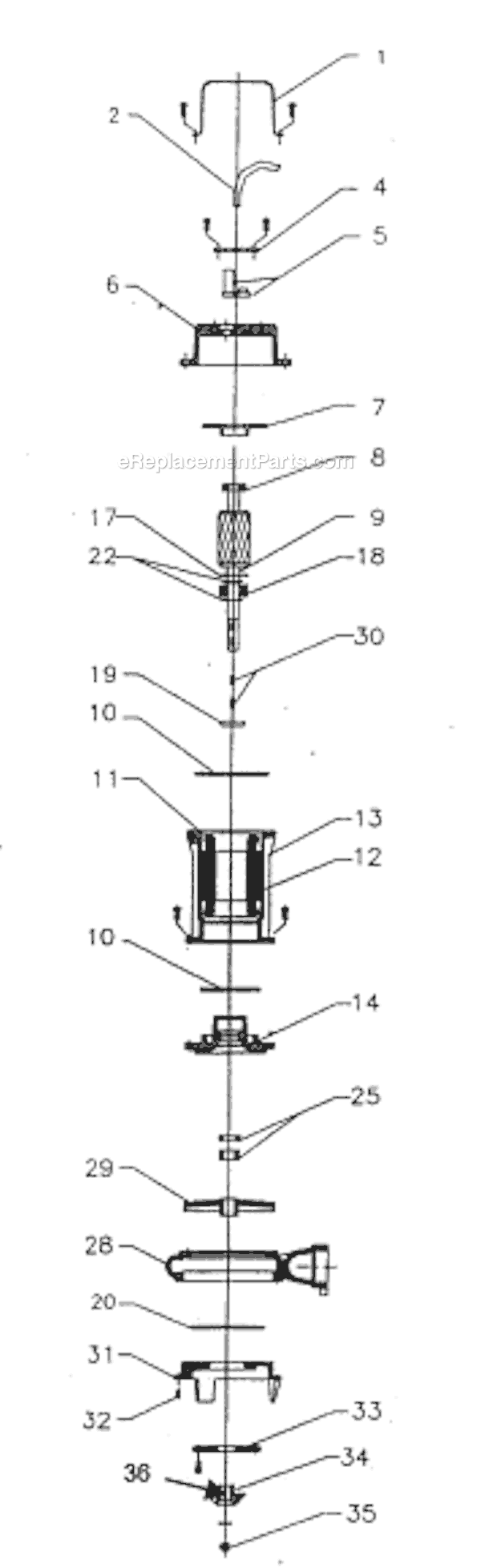 Armstrong 5330-100 Grinder Pump Page A Diagram