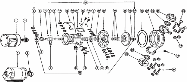 Armstrong S69 (All Bronze Construction) Residential Pump Circulator_Parts_(No6505__Later) Diagram