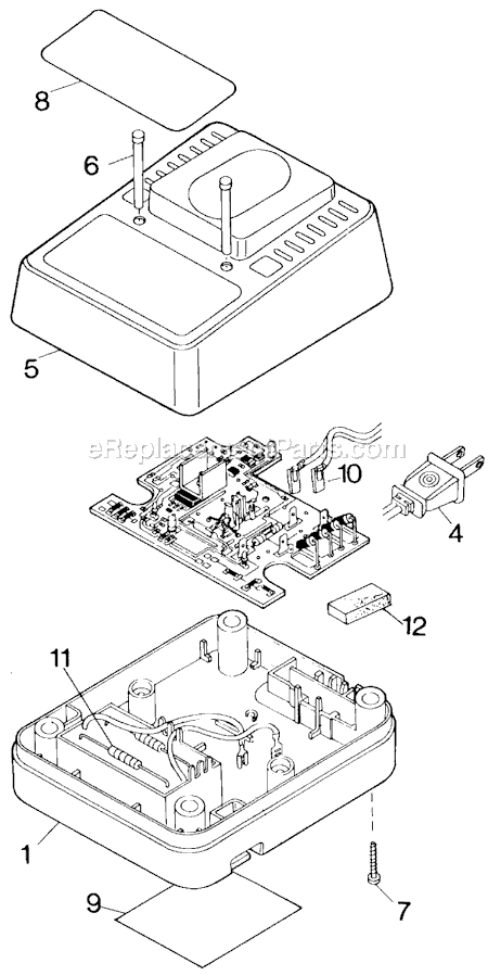 Black and Decker MT60-690 Type 100 ECD600C Charger Universal Page A Diagram