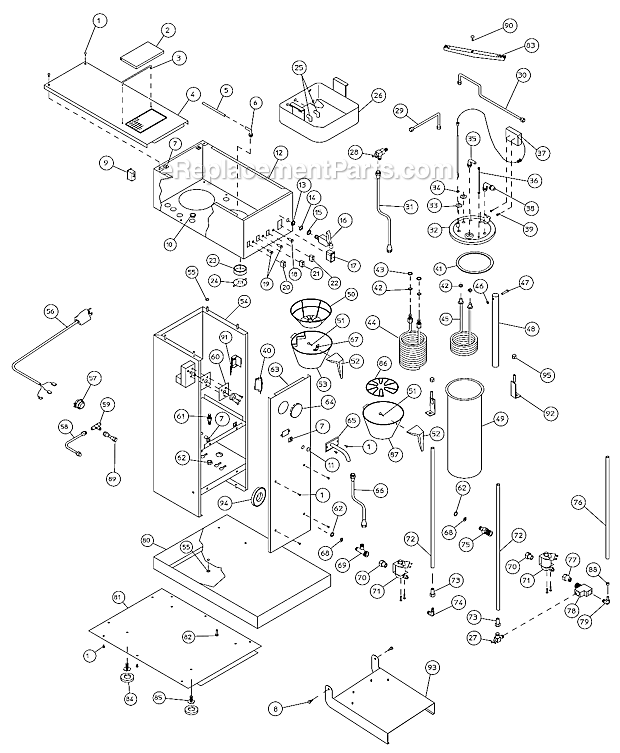 Bloomfield 8781BC Coffee / Tea Brewer Page A Diagram