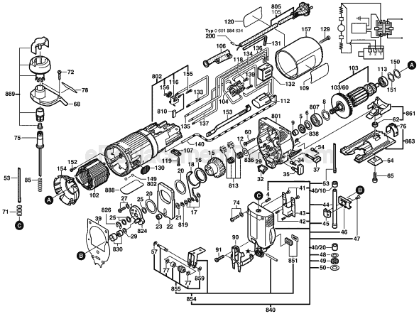 Bosch 1584VS (0601584639) 