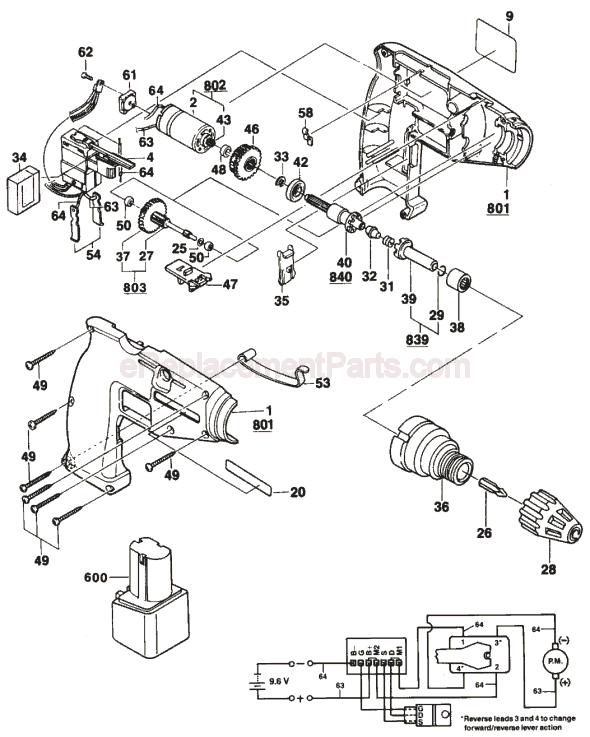 Bosch 1927VSR (0601927739) Cordless Screwdriver Page A Diagram