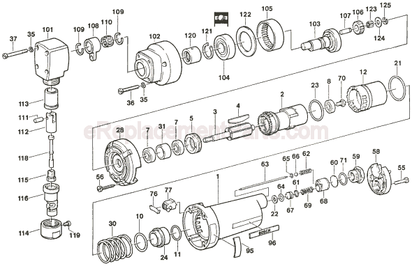 Bosch 7561-102 (0607561102) Pneumatic Nibbler Page A Diagram