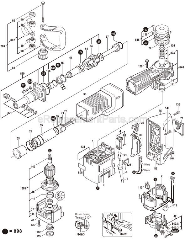 Bosch 11317EVS (0611317739) Demolition Hammer Page A Diagram