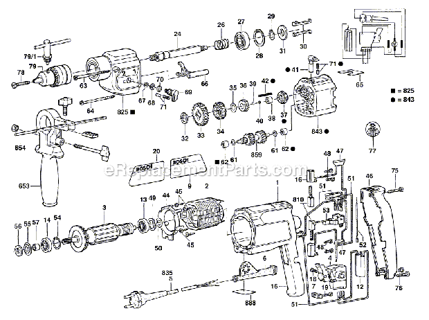 Bosch 1198VSR Drill Page A Diagram