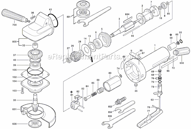 Bosch 370 (0607351103) Angle Grinder Page A Diagram