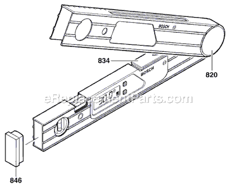 Bosch DAF220 (3601K14210) Digital Anglefinder Kit Page A Diagram
