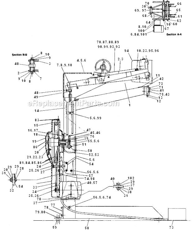 Bostitch FC95ECARM (Type 0) Electric Stapler Page A Diagram
