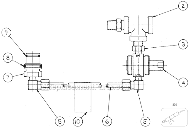 Bostitch N80K2 Stapler Remote Control Kit Page A Diagram
