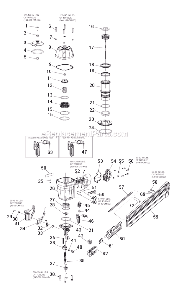 Bostitch N88WW Pneumatic Stick Nailer Page A Diagram
