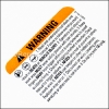 Label Warning-coil Nailers - 159912:Bostitch