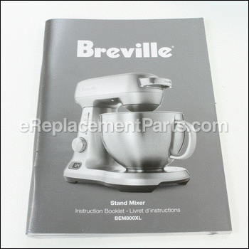 Breville BEM800XL - 5-Quart Die-Cast Stand Mixer 