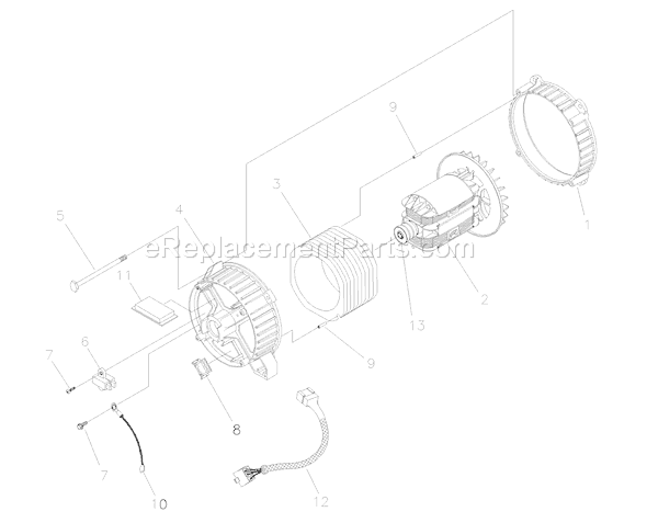 Briggs & Stratton 030211-1 6,200 Watt Portable Generator Page A Diagram