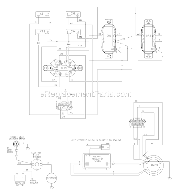 Briggs & Stratton 030211-1 6,200 Watt Portable Generator Page F Diagram