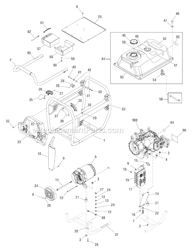 Details about   Troy-Bilt Carburetor w/ Solenoid for XP 7000 10500 Watt 30477 030477 Generator 
