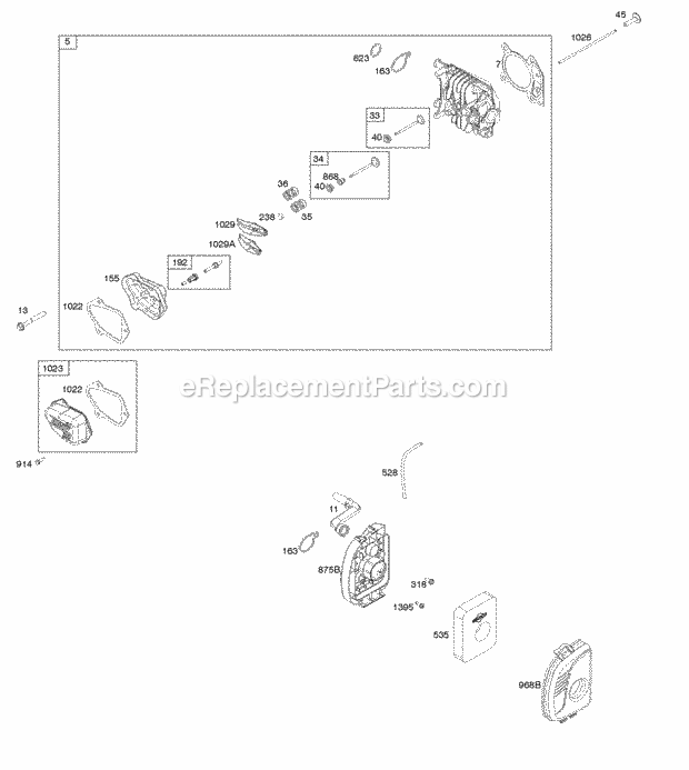 Briggs And Stratton Head Gasket Chart