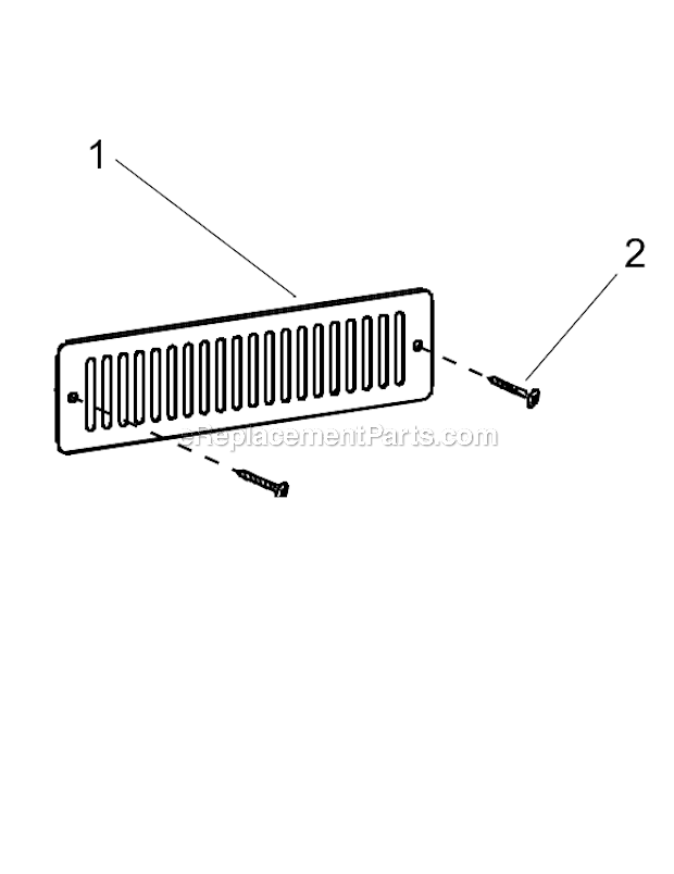 Broilmaster BRB Vent Cover Kit Page A Diagram