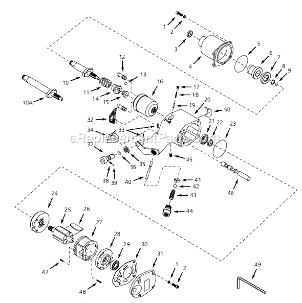 Campbell Hausfeld PL1502 (2000.08) 1/2 in. Impact Wrench Page A Diagram