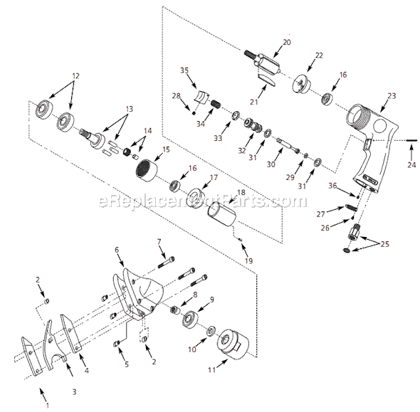 Campbell Hausfeld PL1543 (2000.03) Air Metal Shear Page A Diagram