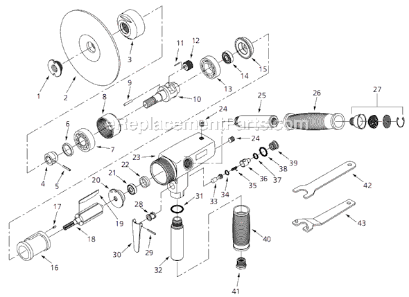 Campbell Hausfeld PL1552 (1999.03) 7 in. Vertical Polisher Page A Diagram
