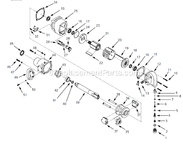 Campbell Hausfeld PL155797 (2005.09) 1 in. Impact Wrench Page A Diagram