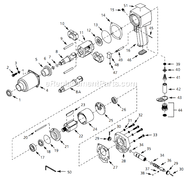 Campbell Hausfeld PL2556 (2000.09) 1/2 in. Impact Wrench Page A Diagram