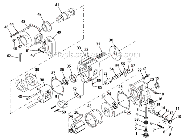 Campbell Hausfeld SA2157 (2006.03) 1 in. Snub Nose Impact Wrench Page A Diagram