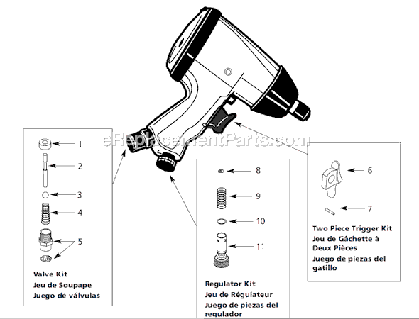 Campbell Hausfeld TL0502 (2003.11) 1/2 in. Impact Wrench Page A Diagram