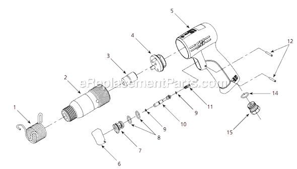 Campbell Hausfeld TL110301 (2007.06) 1-5/8 in. Stroke Air Hammer Page A Diagram