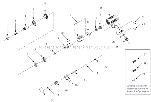 Campbell Hausfeld TL1141 (2003.09) Angle Die Grinder Page A Diagram