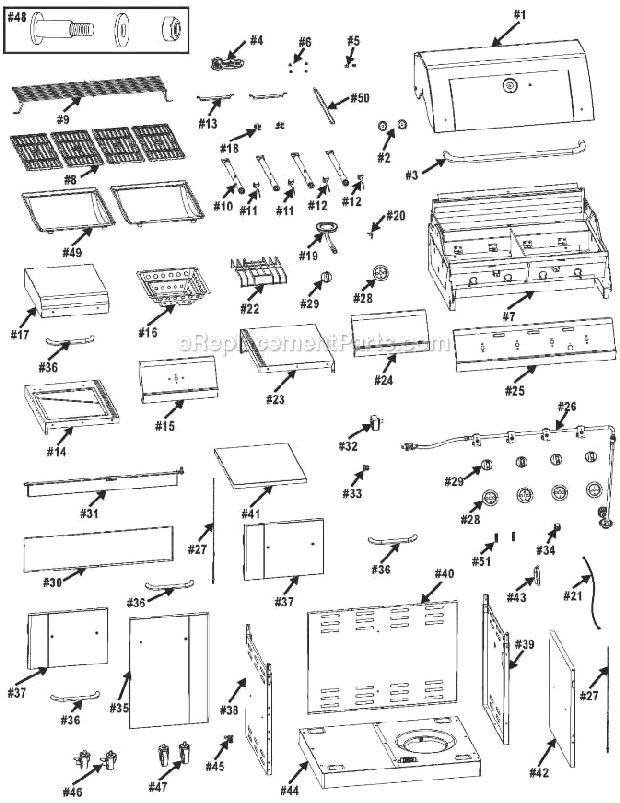Char-Broil 463251914 Gas BBQ Page A Diagram