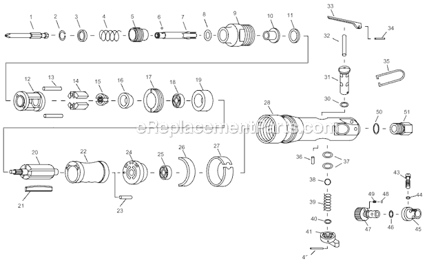 Chicago Pneumatic CP2036 (6151922036) Impact Screwdriver Page A Diagram