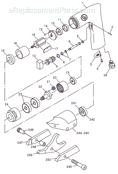 Chicago Pneumatic CP785S (T023200) Shear Page A Diagram