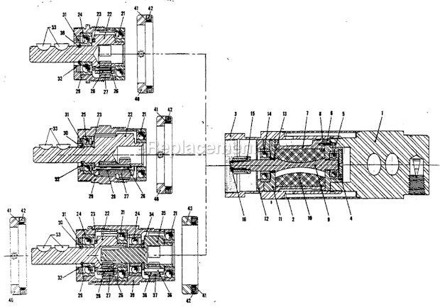 Cleco 411MRR912M Rotary Vane Page A Diagram