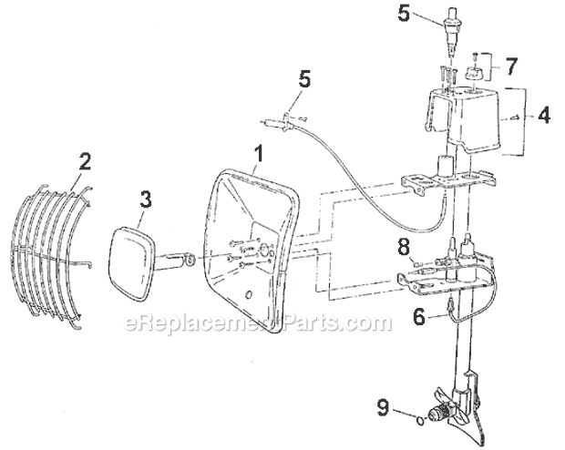 Coleman 5013-751C Electronic Ignition 1 Burner Page A Diagram