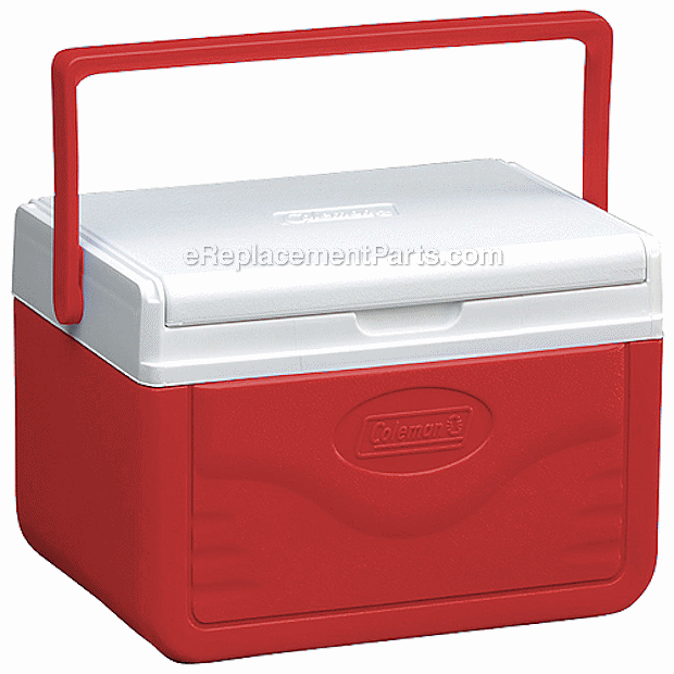 Coleman 5205A753G Fliplid 6 Personal Cooler - Red Page A Diagram