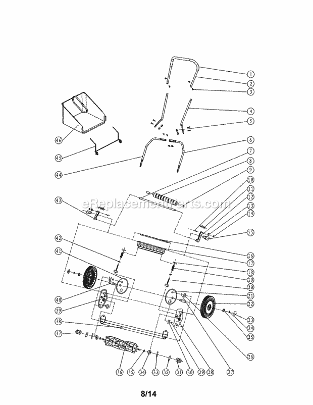 Craftsman 13837670 Lawn Mower Page A Diagram