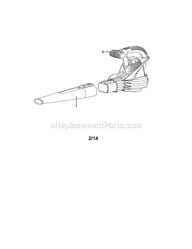 Craftsman 13899078 Blower Page A Diagram