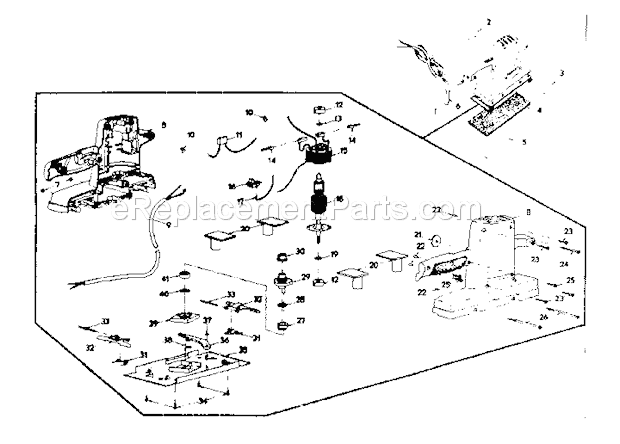 Craftsman 163-2 Pad Sander Unit Parts Diagram