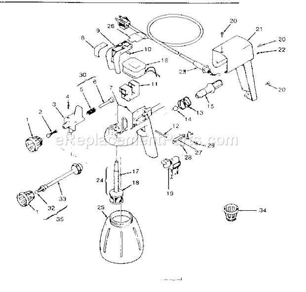Craftsman 165155183 Airless Paint Sprayer Page A Diagram