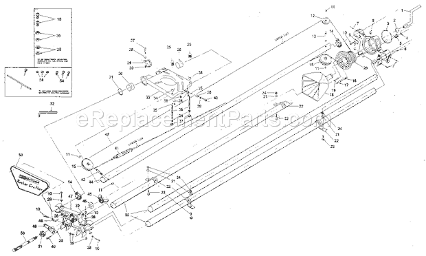 Craftsman 17125250 Router Crafter Unit Parts Diagram