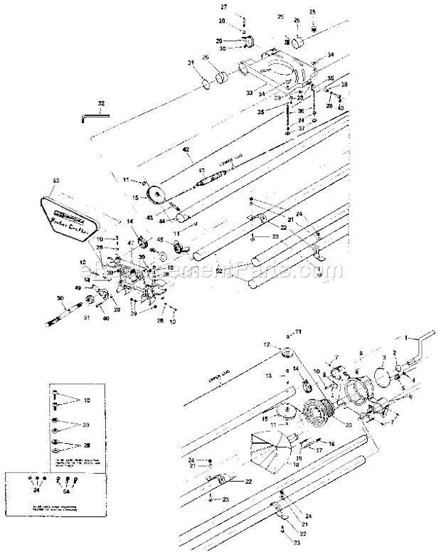 Craftsman 17125251 Router Crafter Unit Parts Diagram