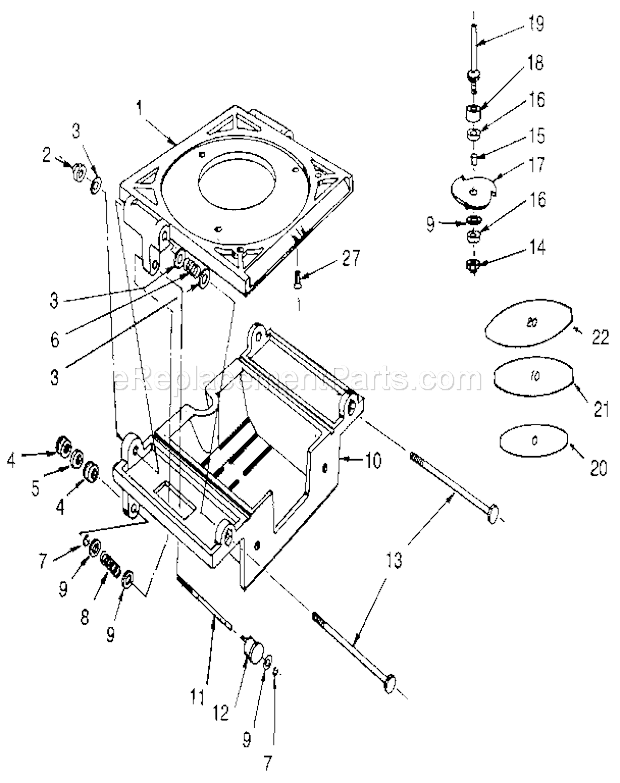 Craftsman 171254230 Plate/edger Joiner Page A Diagram