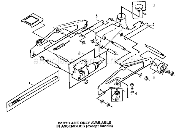 Craftsman 21450124 4000 Lb Service Jack Unit Parts Diagram