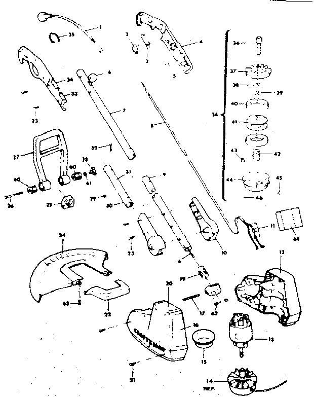 Craftsman 257796030 Electric Trimmer Page A Diagram