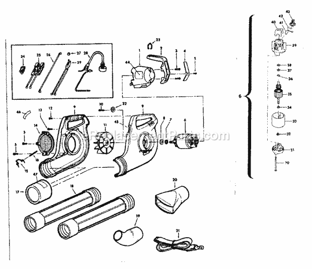 Craftsman 257796340 Blower Page A Diagram