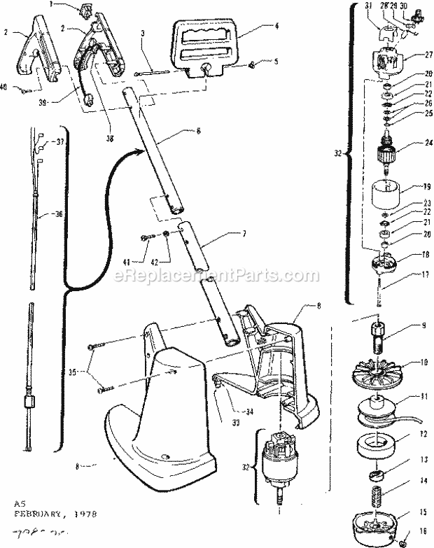 Craftsman 257798500 Trimmer Page A Diagram