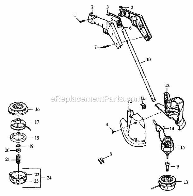 Craftsman 257799010 Trimmer Page A Diagram