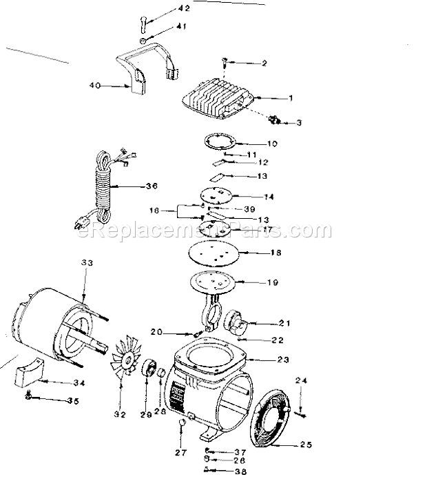 Craftsman 283150660 Air Compressor Page A Diagram